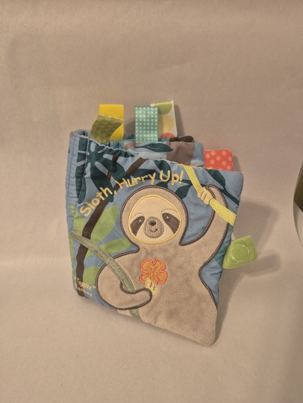 *5/$25* Mary Meyer Taggies Soft Book in Molasses Sloth